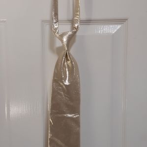 Gold neck tie